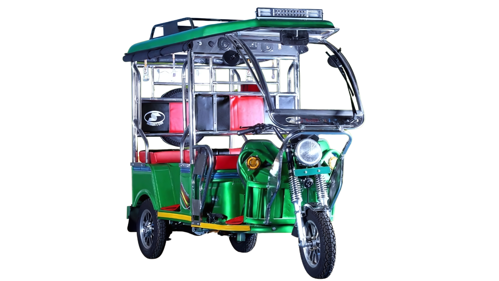sargam e ride green lxi rickshaw