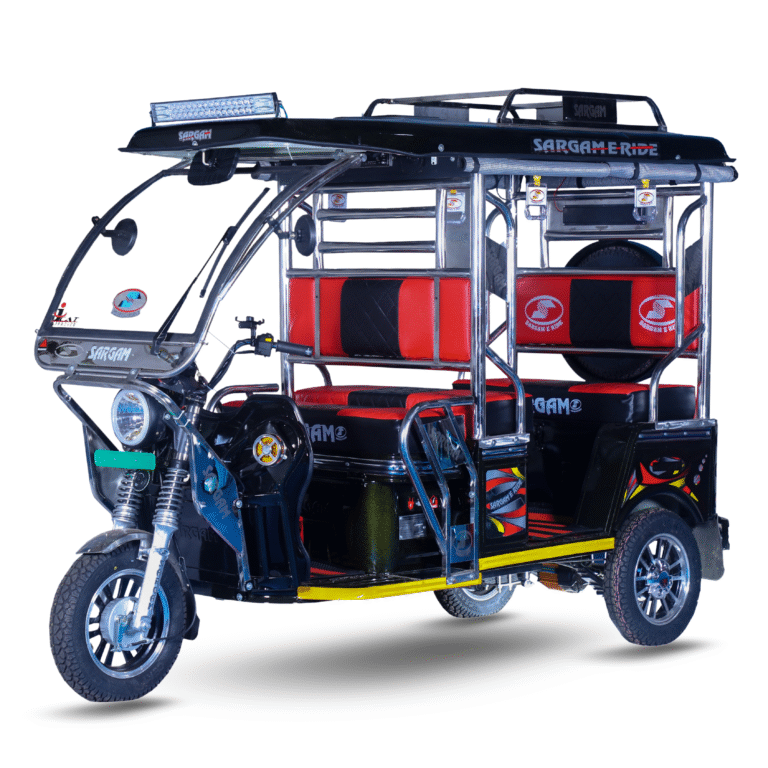 Our E Rickshaw Models sargam e ride deluxe ss model