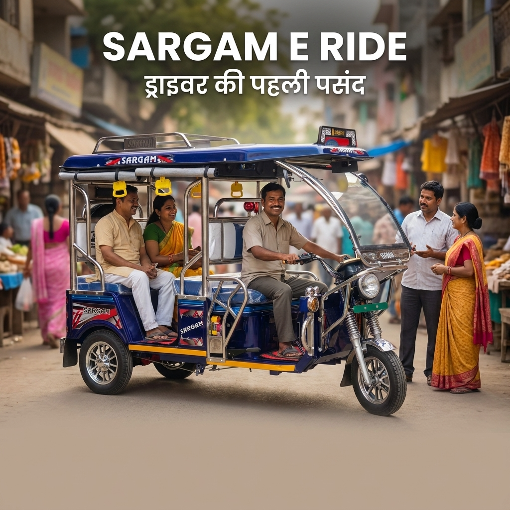 ICAT approved 4 seater e rickshaw