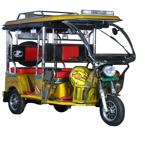 sargam e ride ss model golden e rickshaw